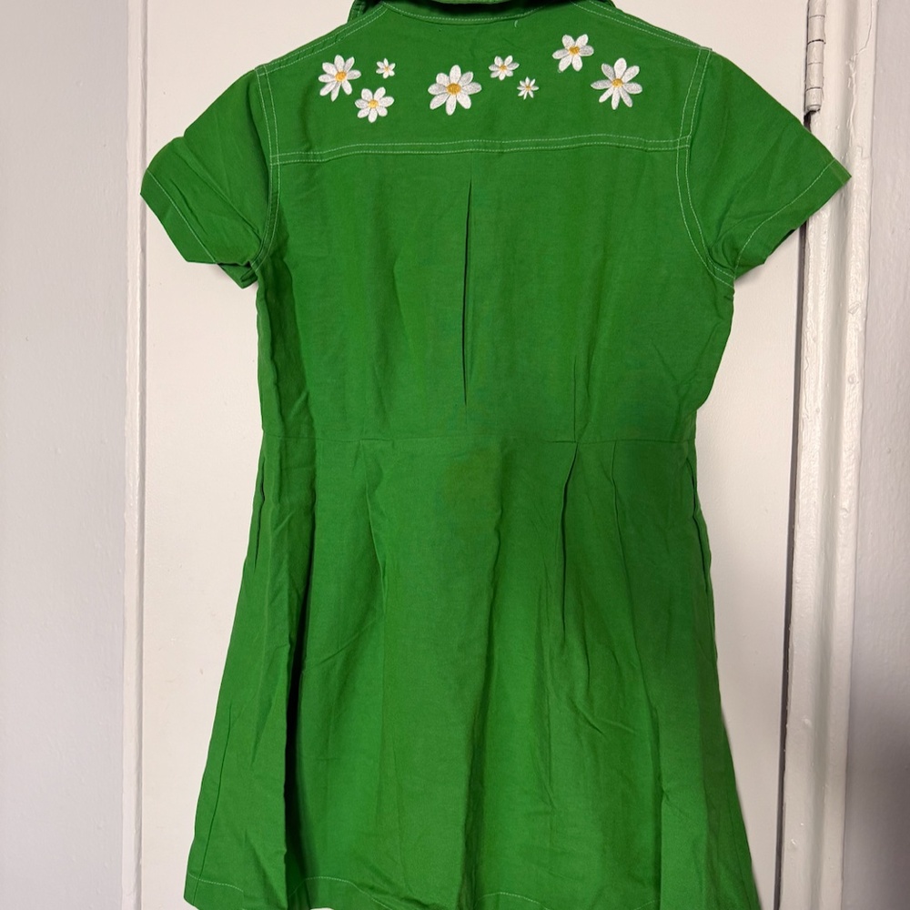 Tuesday Bassen / Tuesday of California Diner Dress - Green Daisy - Picture 4 of 5